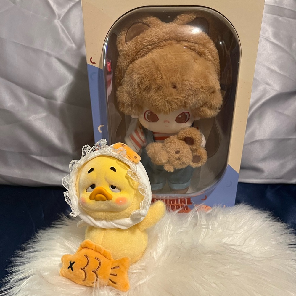 Pop Mart Dimoo Animal Kingdom 20cm Doll + Lonely Duck Set